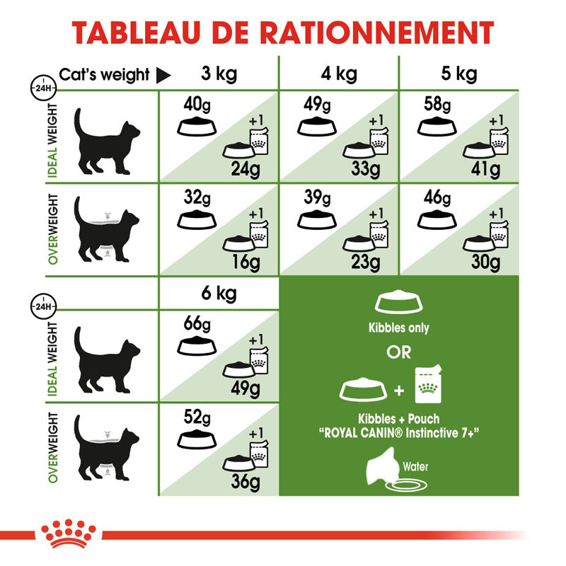 Outdoor 7+, Aliment sec, Chat