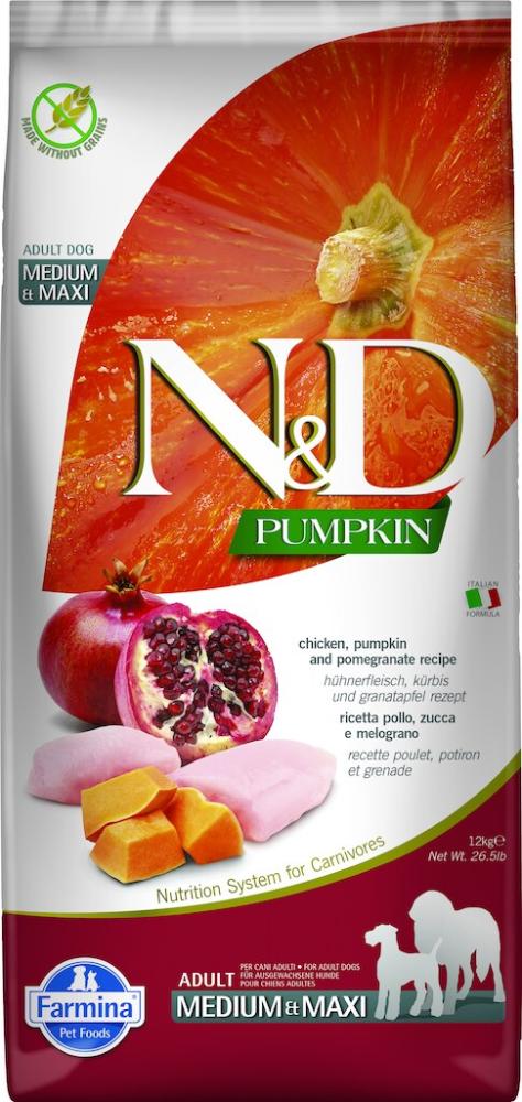 N&D Pumpkin - Canine Adult Medium & Maxi